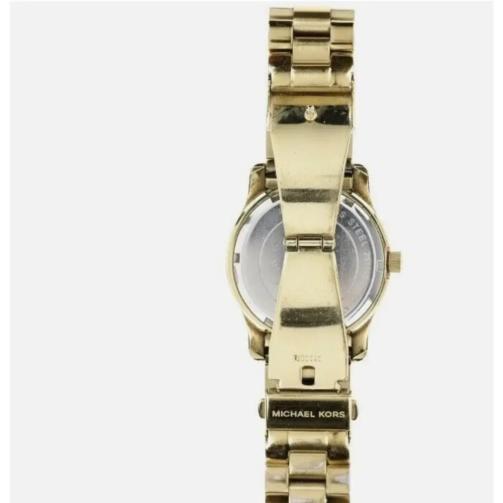 Michael‎ Kors MK5160 Women's Gold Stainless Steel Analog Dial Quartz Watch JK406